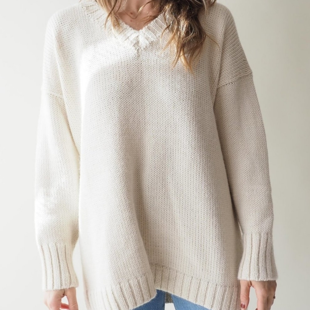 Laude the label oversized alpaca knit sweater